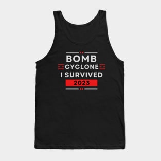 Bomb Cyclone - I Survived 2023 Tank Top
